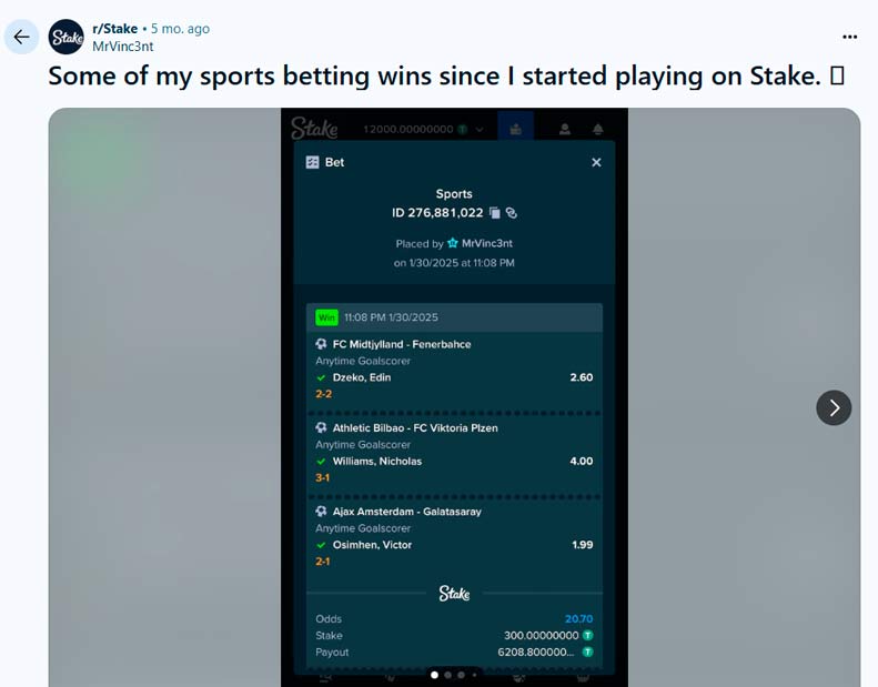 Reddit user MrVinc3nt some of sports betting